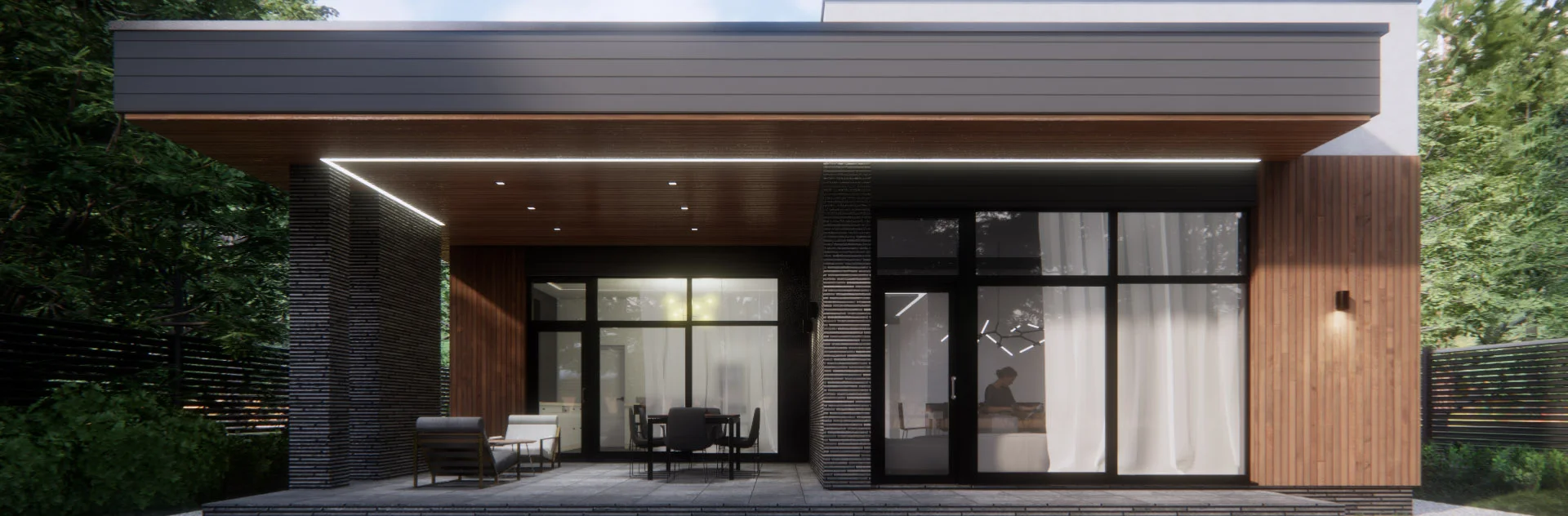 Проект одноэтажного дома 244 кв.м.