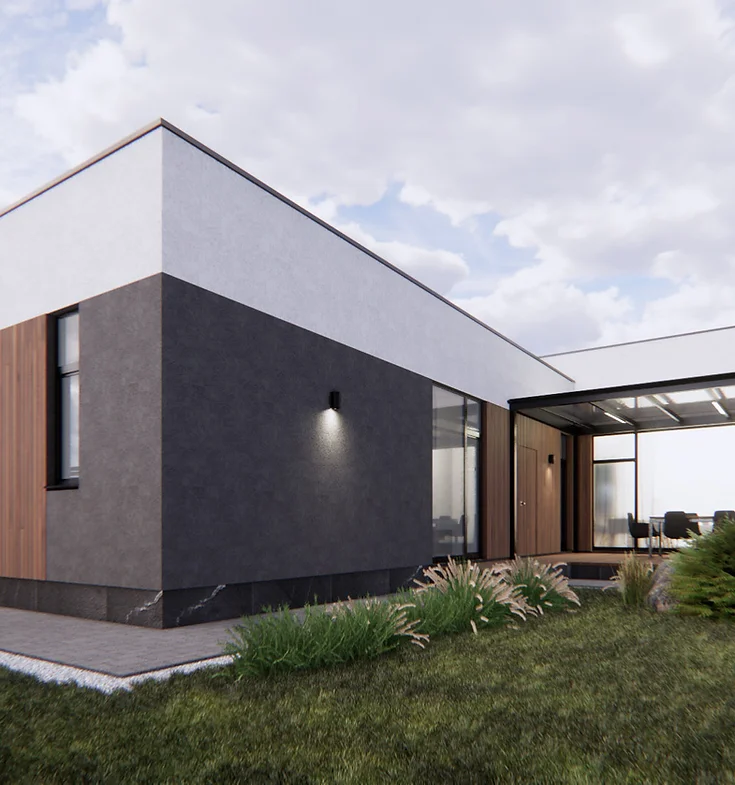 Проект одноэтажного дома 180 кв.м